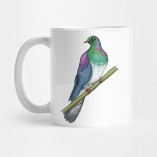 Wood pigeon Kereru New Zealand bird Mug